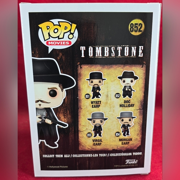 Doc Holliday Funko # 852 (Nib) With Pop Protector - Picture 7 of 7